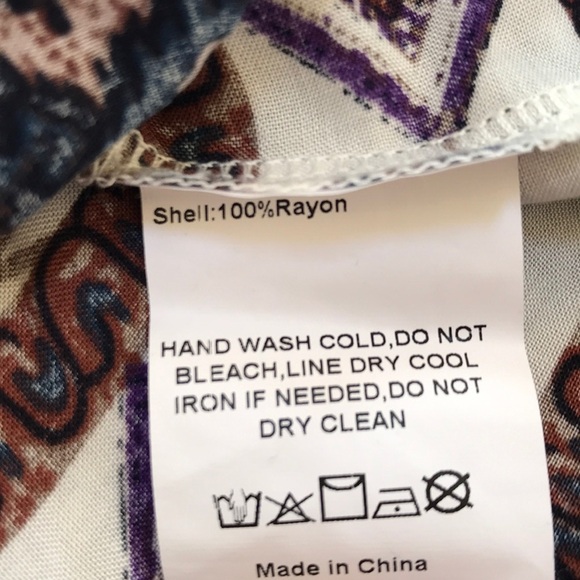 SUZANNE BETRO Size 2X white combo sleeveless top - Picture 5 of 8